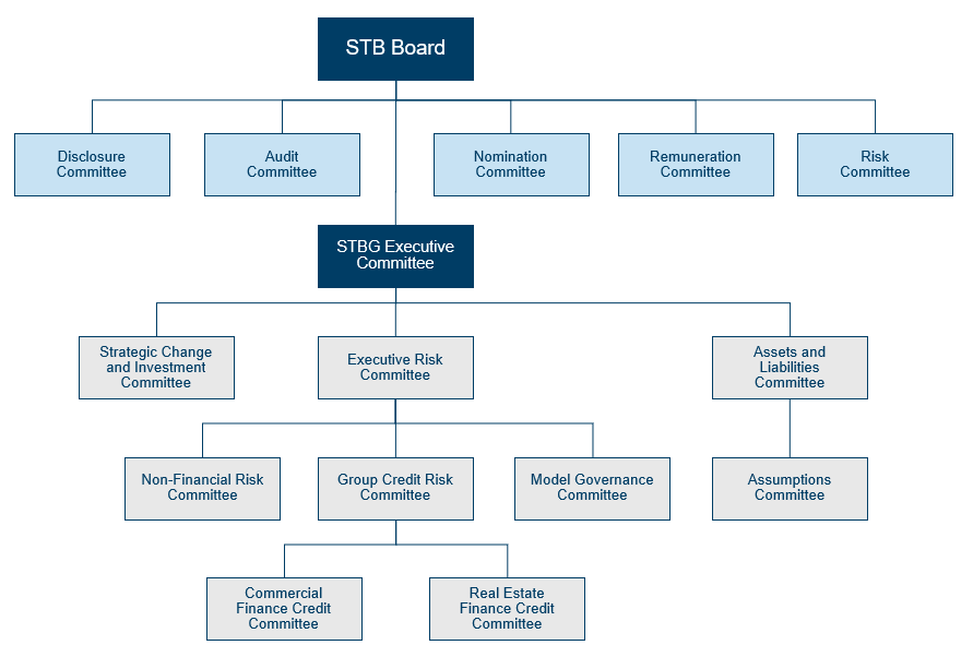 Secure Trust Bank committee structure