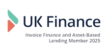 UK Finance logo - Invoice Finance and Asset-Based Lending Member 2025