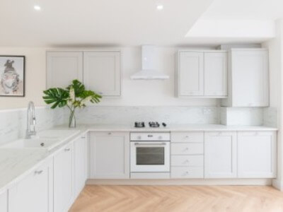 kitchen interior of development