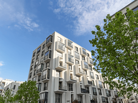 Modern block of flats